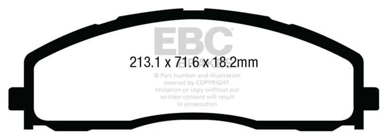 EBC - Front Greenstuff Pad PN DP63015