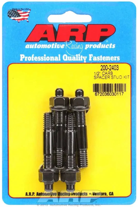 200-2403 ARP Fasteners Carburetor Stud Kit For Use With 1/2 Inch