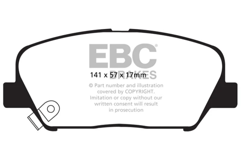 EBC - Front Yellowstuff Pad PN DP41856R