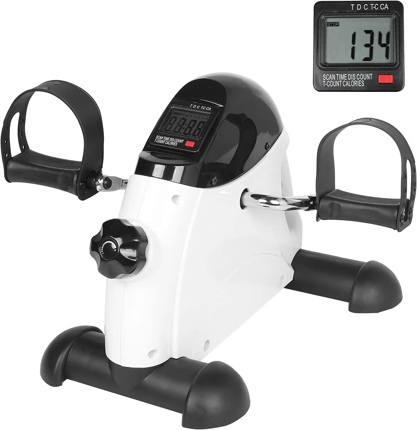 VIVIJASON Pedal Exerciser - Folding Portable Exercise Peddler - Under Desk Mini Exercise Bike for Arm/Leg - Product image 1
