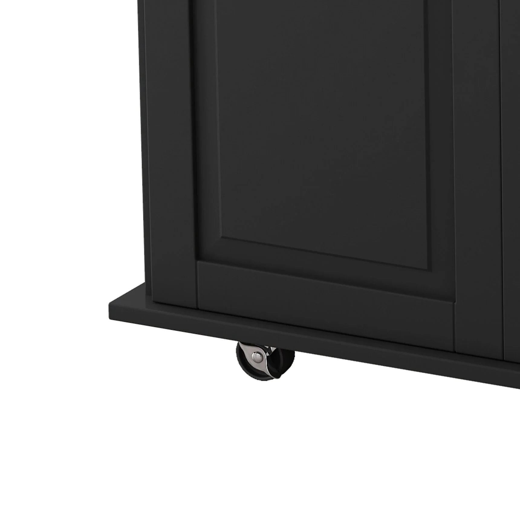 Movable Kitchen Island Cart with 2 Door Cabinet, 2 Drawers and Drop Leaf Top - Product image 15