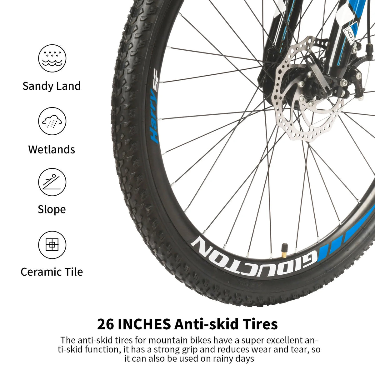 26"full Suspension Folding Mountain Bike 21 Speed 17" Foldable Frame Bicycle Men or Women MTB for Afult - Product image 5