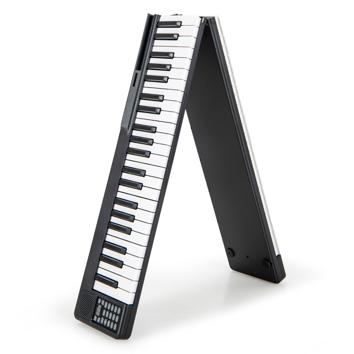 88 Keys Foldable Digital Piano with Bluetooth MIDI Function Portable Electronic Keyboard with Sustain Pedal Carrying Bag -