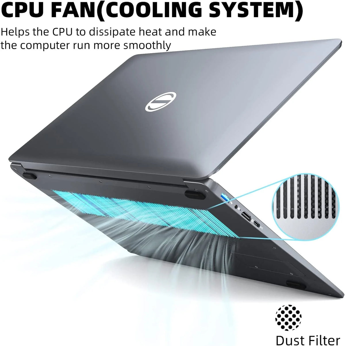 SGIN 15.6 in Laptop 12GB DDR4 512GB SSD Windows 11 with Intel Celeron N5095A Full HD 1920x1080 - Product image 2