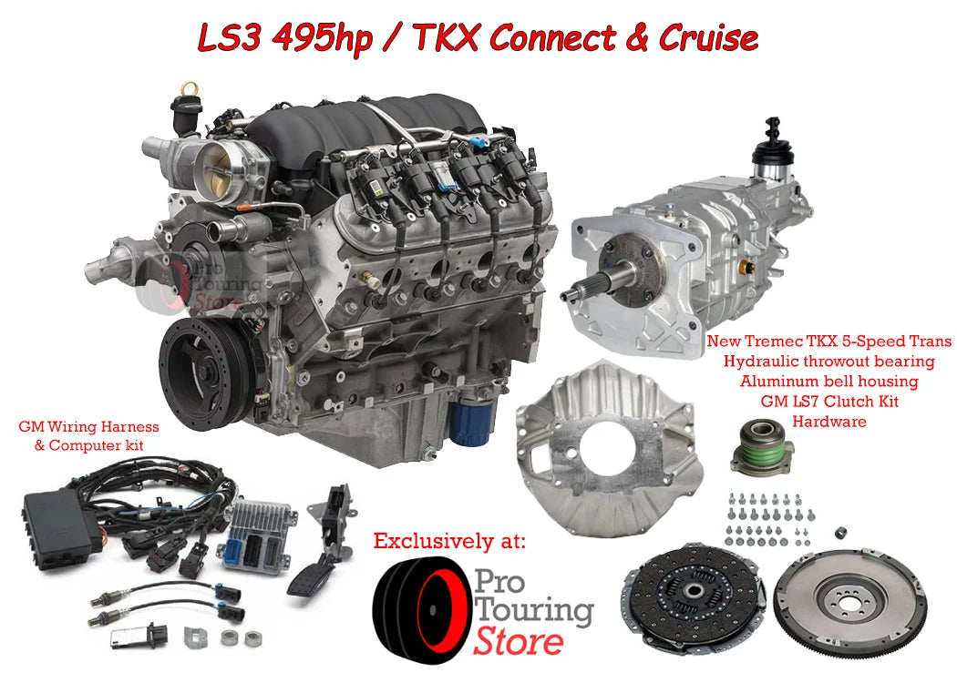 LS3 495hp TKX 5-Speed Manual Connect & Cruise Package