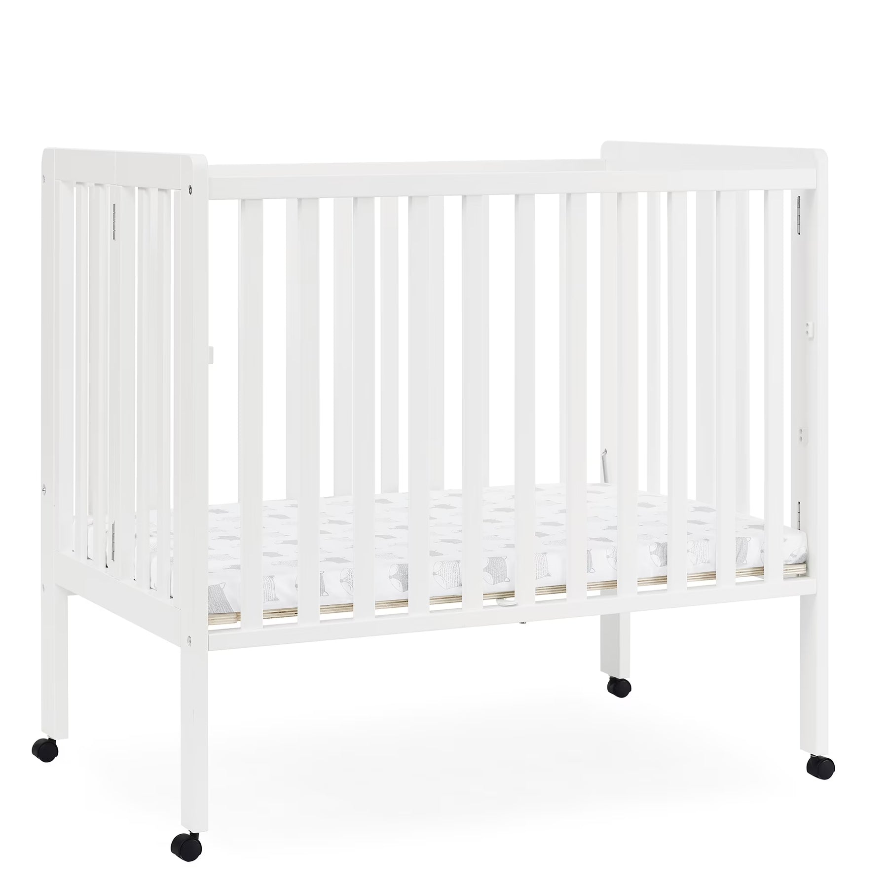 Delta Children Lee Portable Folding Mini Crib with 1.5 - Inch Mattress - Greenguard Gold Certified - Product image 1