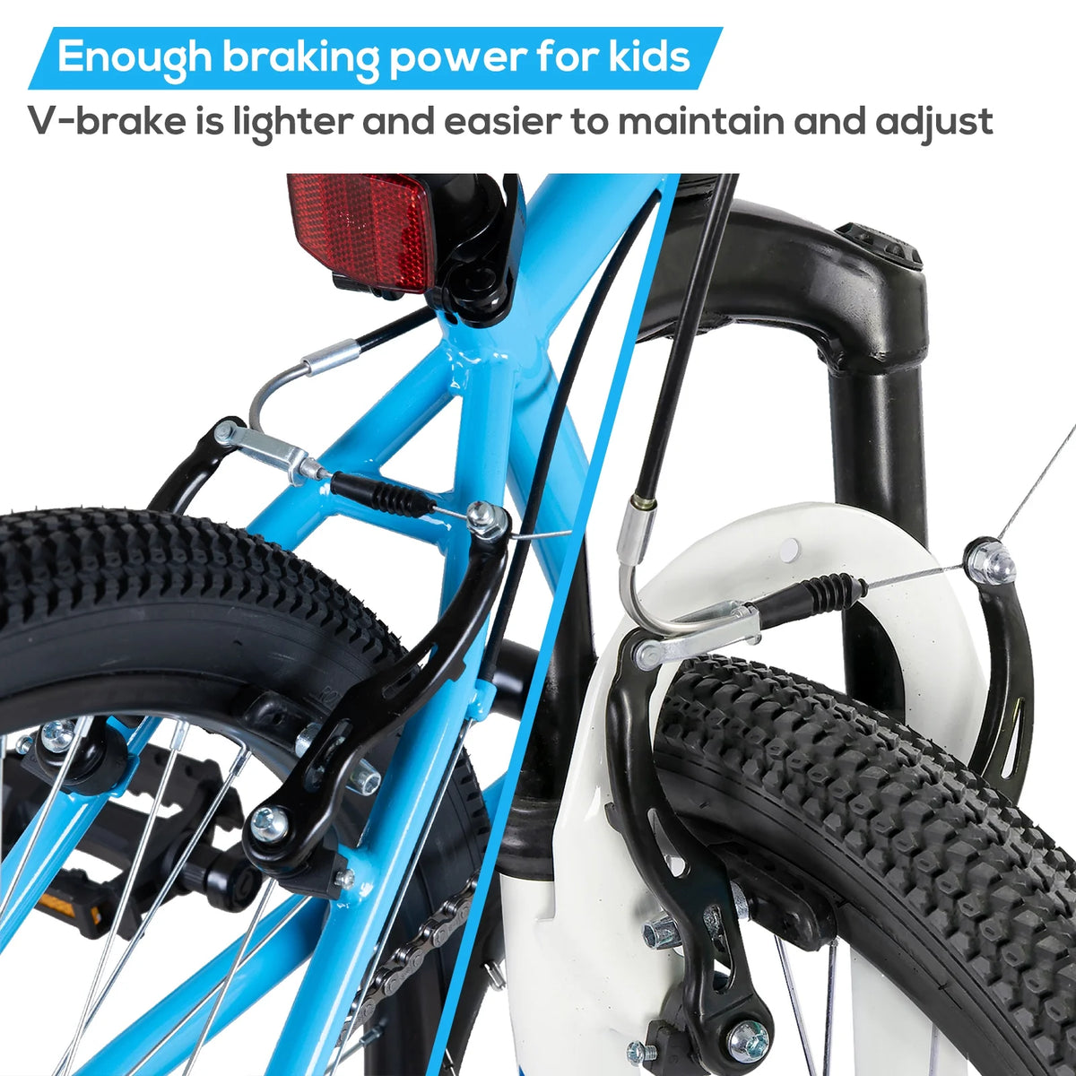 Hiland 24 in Mountain Bike, Front Suspension Fork Bicycles for Adults Multiple Colors