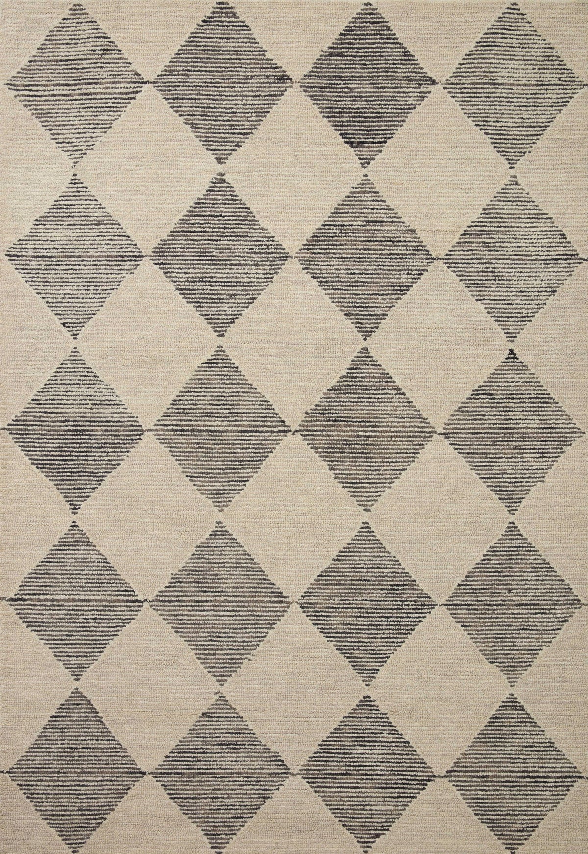 Chris Loves Julia x Loloi Francis FRA-01 Beige Charcoal Rug - 7 ft 9 in x 9 ft 9 in - Product image 1