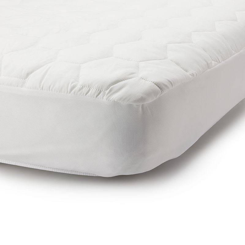 The Big One Kids Toddler & Crib Waterproof Mattress Pad, White - Product image 1