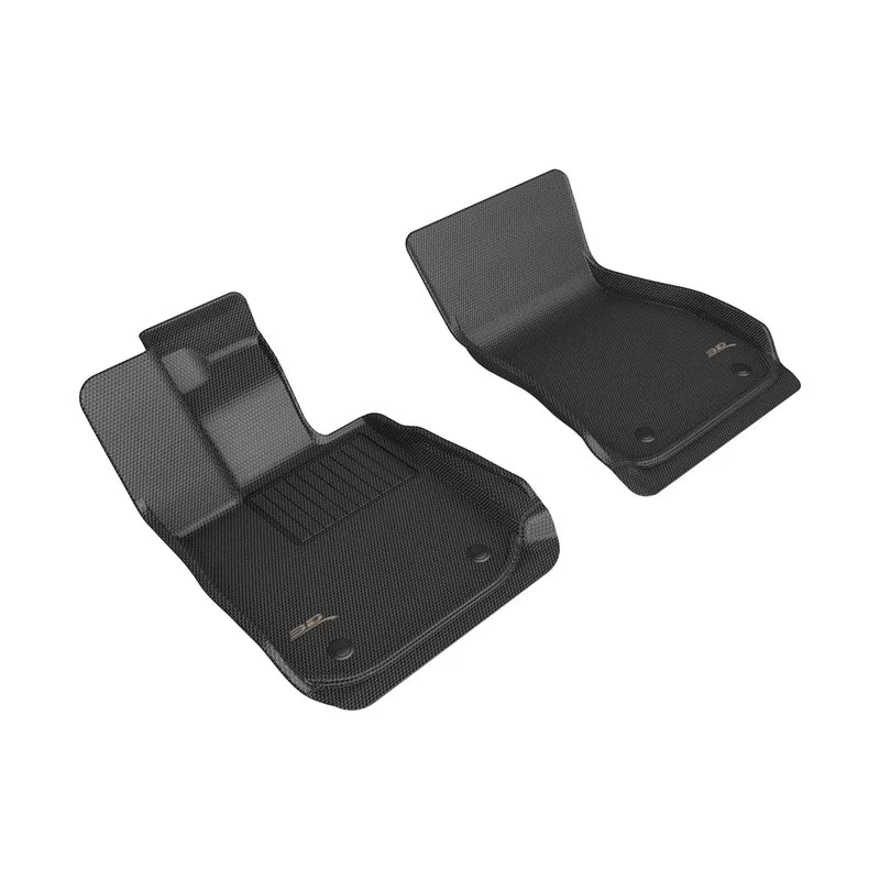 3D MAXpider L1BM11011509 - 2020+ BMW 8 Series Coupe/Convertible RWD Kagu 1st Row Floormat - Black