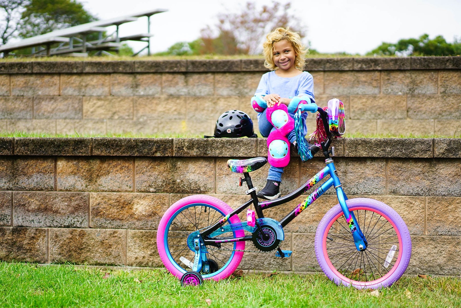 18" Let You Be You Girl'S Bike, Blue/Purple/Pink - Product image 8