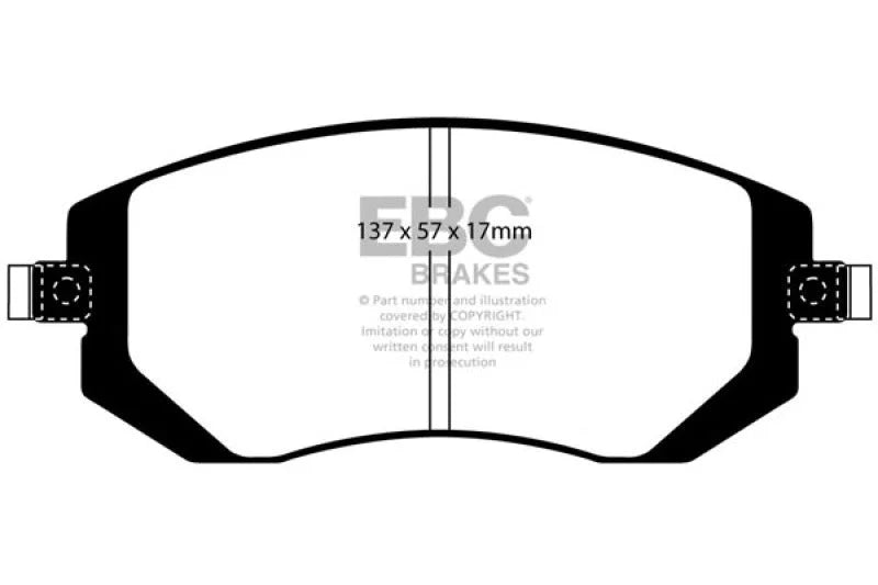 EBC - Front Redstuff Pad PN DP31661C