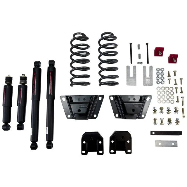BELLTECH 904ND LOWERING KITS Front And Rear Complete Kit W/ Nitro Drop 2 Shocks 1989-1997 Ford Ranger (Ext Cab) 2 in. F/4 in