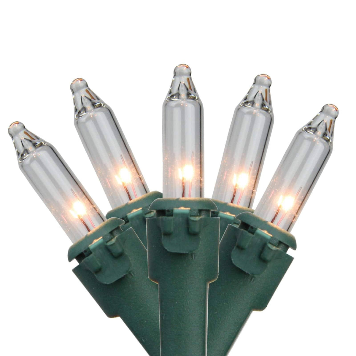 Northlight Set of 20 Clear Mini Christmas Lights 2.5 Spacing - Green Wire - Product image 1