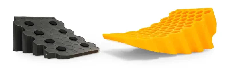 44423 Camco Wheel Chock Yellow And Gray
