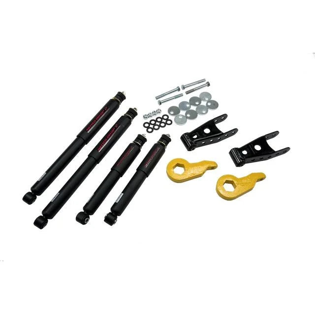 BELLTECH 936ND LOWERING KITS Front And Rear Complete Kit W/ Nitro Drop 2 Shocks 1997-2003 Ford F150 ((All Cabs) 4WD) 1 in. or 3 in. F/2 in