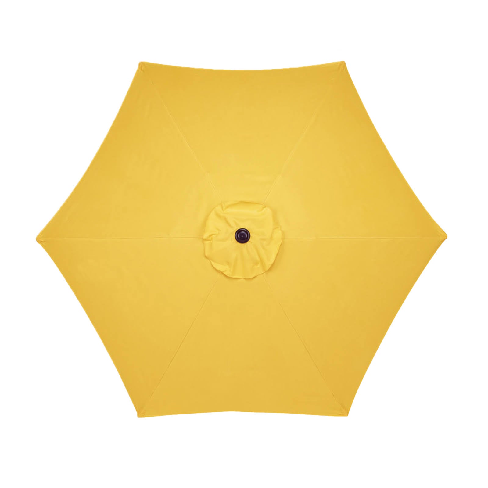 Living Accents 9' Tiltable Market Umbrella, Yellow - Product image 1
