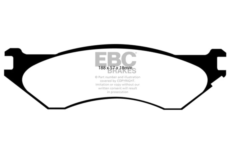 EBC - Rear Greenstuff Pad PN DP61729