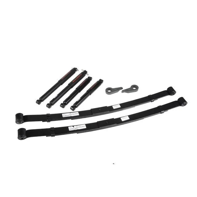 BELLTECH 637ND LOWERING KITS Front And Rear Complete Kit W/ Nitro Drop 2 Shocks 1982-1994 Chevrolet S10/S15 Pickup Blazer (4WD exc