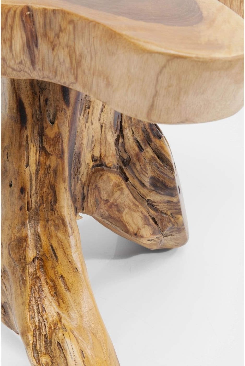 Kare Design Tree Side Table, Solid Wood, Nature-Brown, Large, Interior Decoration, Bedroom Decoration, Living Room, Hallway, Home, 40x50x50cm