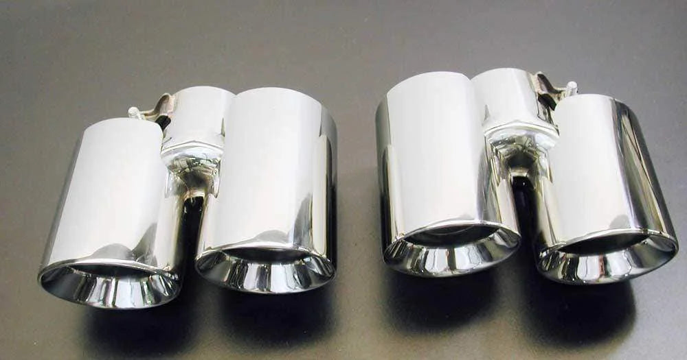 Racing Dynamics Dual Tailpipe Tips - Porsche 997
