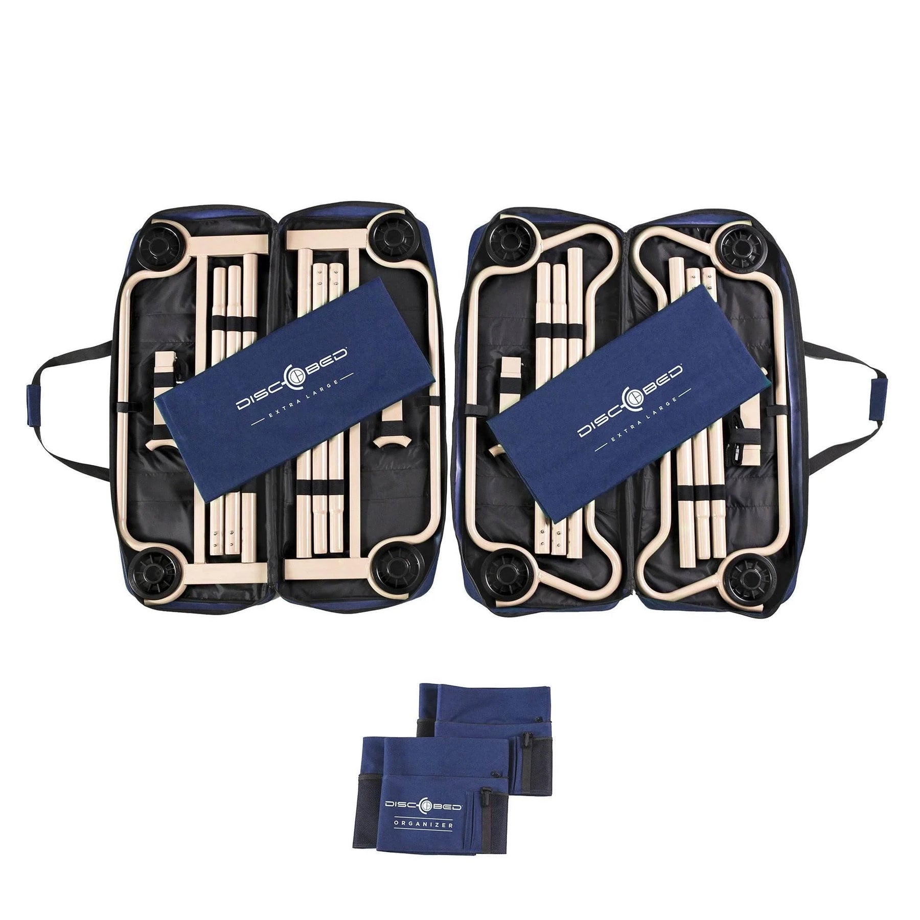 Disc - O - Bed XL Cam - O - Bunk Benchable Double Cot with Storage Organizers, Navy - Product image 10