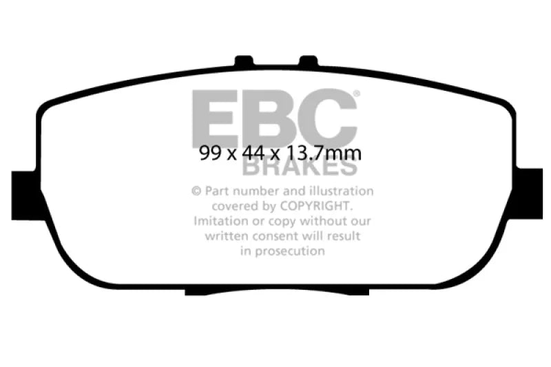EBC - Rear Yellowstuff Pad PN DP41775R