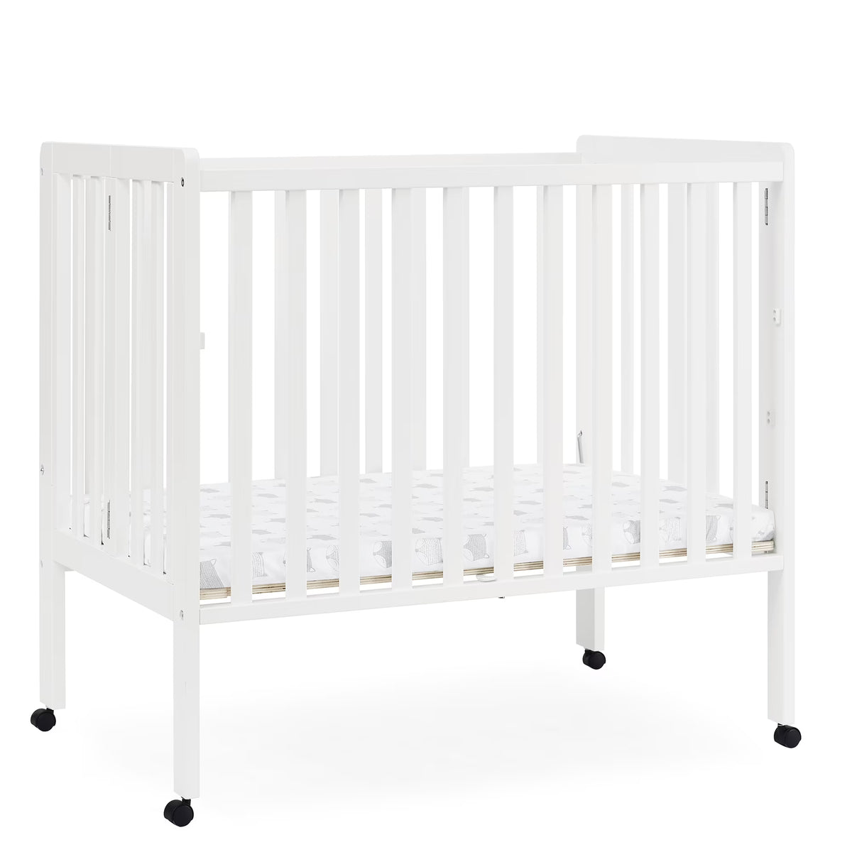 Delta Children Lee Portable Folding Mini Crib with 1.5 - Inch Mattress - Greenguard Gold Certified - Product image 1