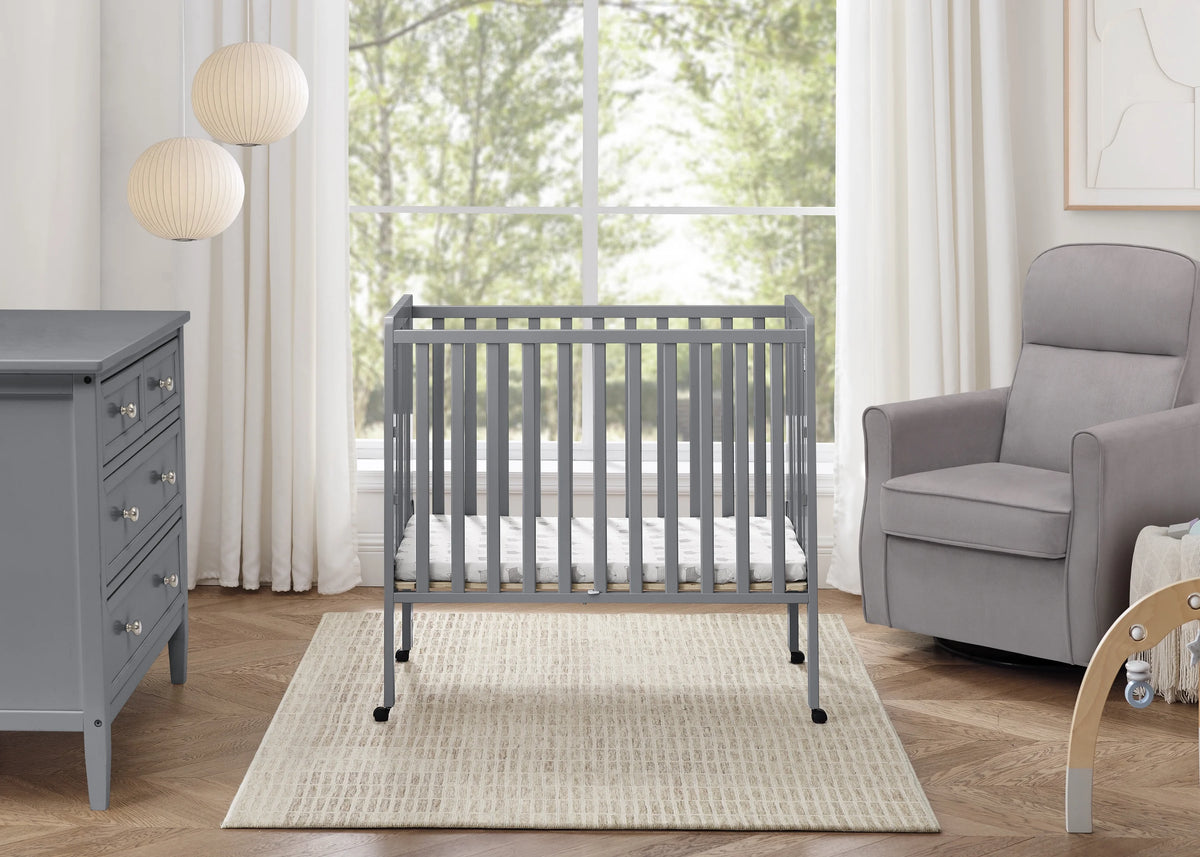 Delta Children Lee Portable Folding Mini Crib with 1.5 - Inch Mattress - Greenguard Gold Certified - Product image 20