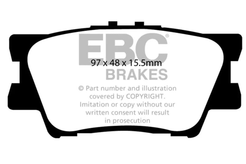EBC - Rear Yellowstuff Pad PN DP41793R