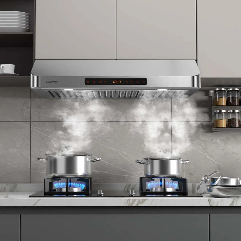 36/30 Inch Under Cabinet Range Hood with Gesture/Touch/Remote Control, 900 CFM Kitchen Vent w/ 4 Speed - Product image 5