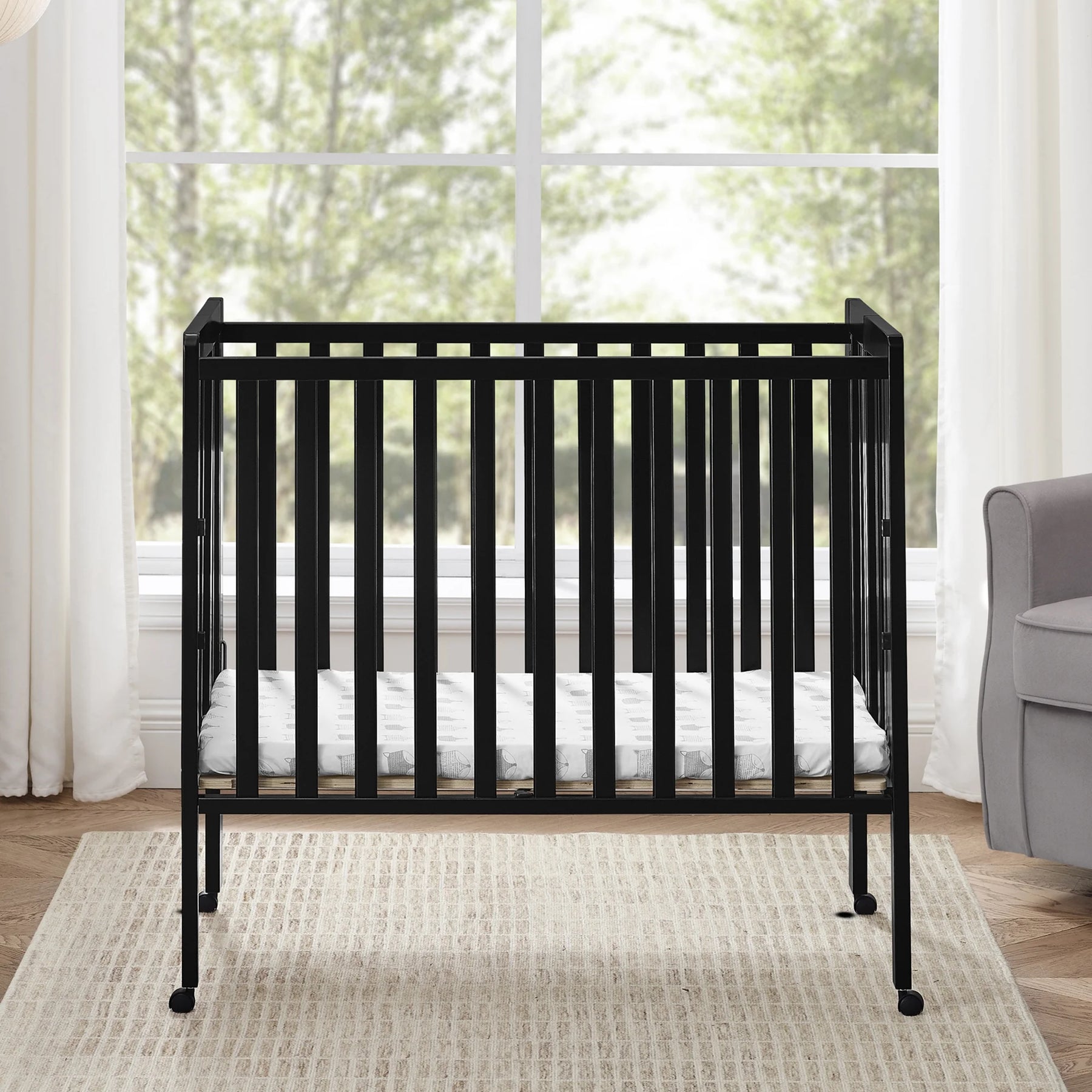 Delta Children Lee Portable Folding Mini Crib with 1.5 - Inch Mattress - Greenguard Gold Certified - Product image 43