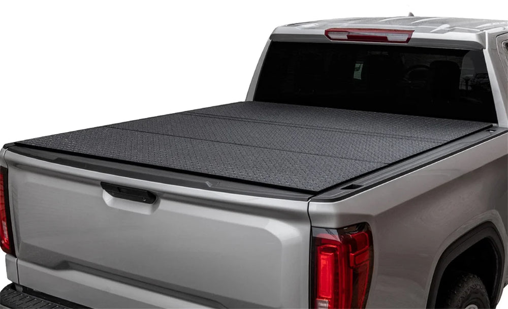 Access B4050059 - LOMAX Tri-Fold Cover 07-21 Toyota Tundra - 5ft 6in Bed (w/ Deck Rail) - Black Diamond