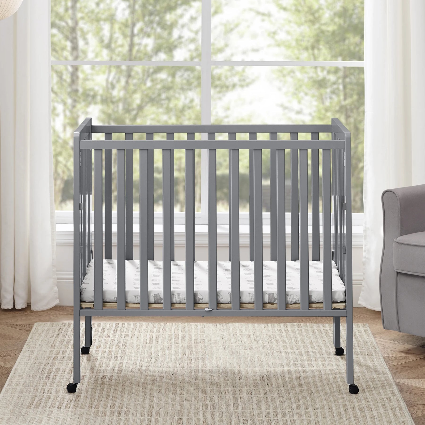 Delta Children Lee Portable Folding Mini Crib with 1.5 - Inch Mattress - Greenguard Gold Certified - Product image 21