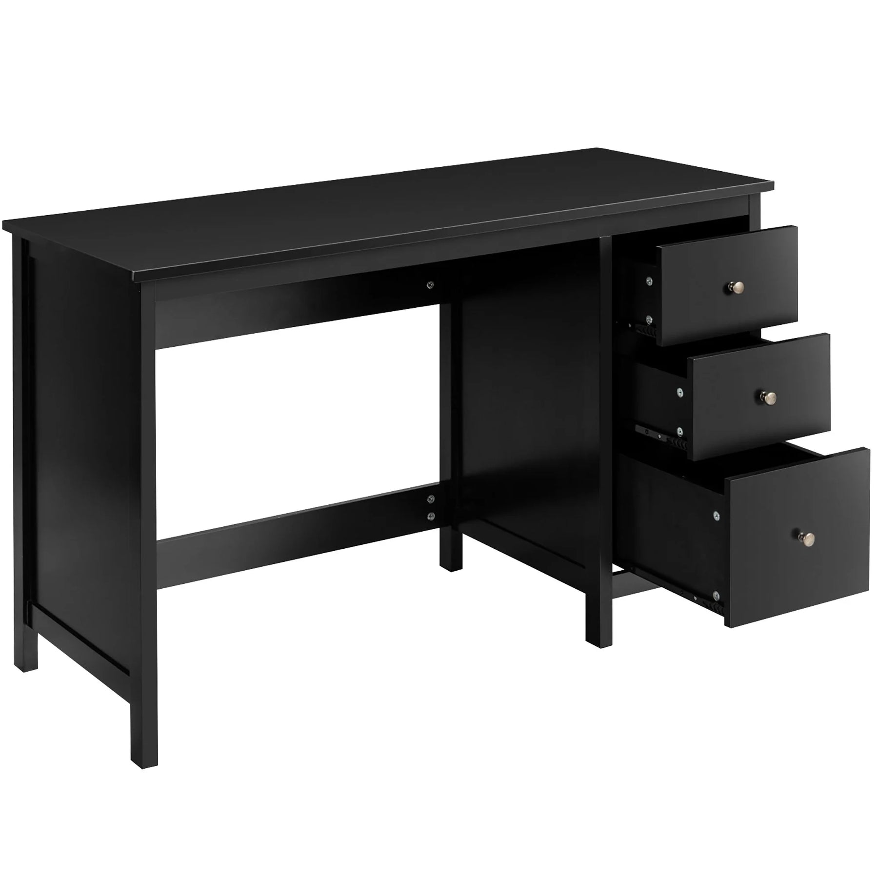 Computer Desk Study Writing Desk Home Office Workstation with 3 Drawers Black - Product image 13