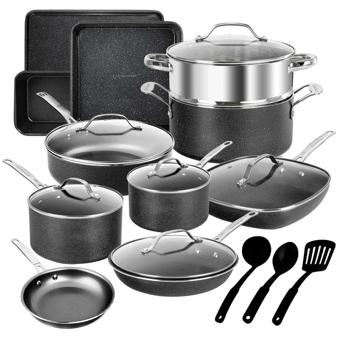 Granite Stone 20 Piece Complete Cookware + Bakeware Set with Ultra Non-Stick - Product image 1