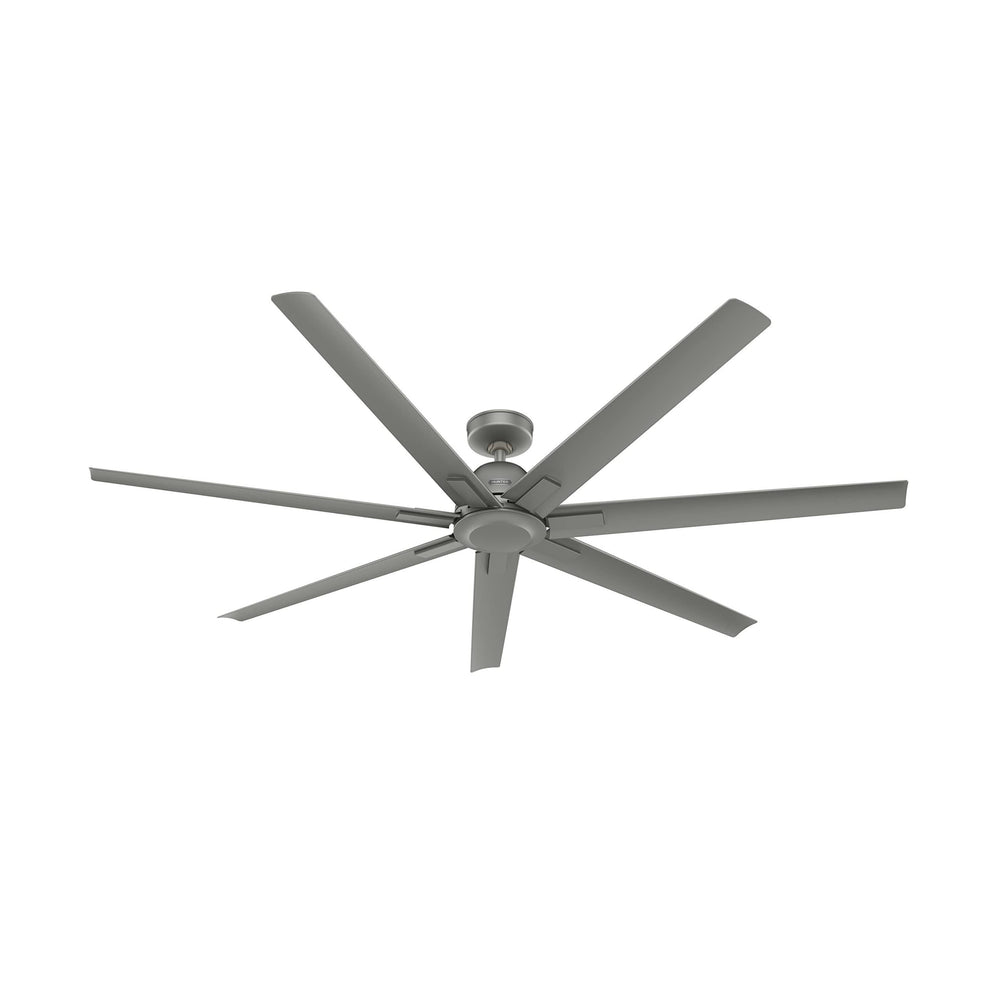 Hunter Downtown 72" Ceiling Fan in Matte Silver