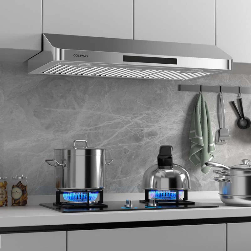 36/30 Inch Under Cabinet Range Hood with Gesture/Touch/Remote Control, 900 CFM Kitchen Vent w/ 4 Speed - Product image 4