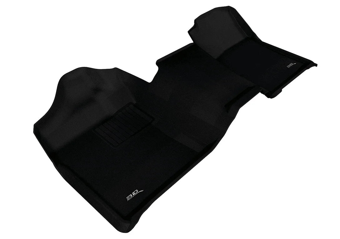 3D MAXpider L1CH05511509 - 2007-2013 Chevrolet/GMC Silverado/Sierra Regular Cab Kagu 1st Row Floormat - Black