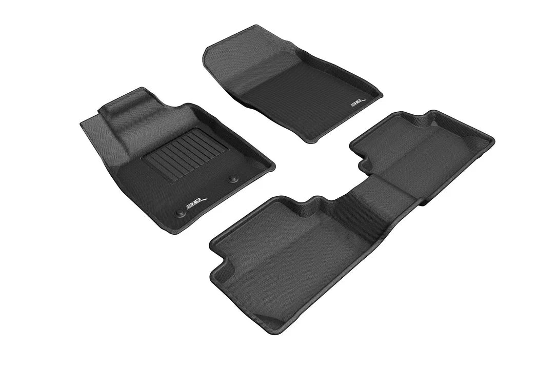 3D MAXpider L1FR11501509 - 2018-2020 Ford Ecosport Kagu 1st & 2nd Row Floormats - Black