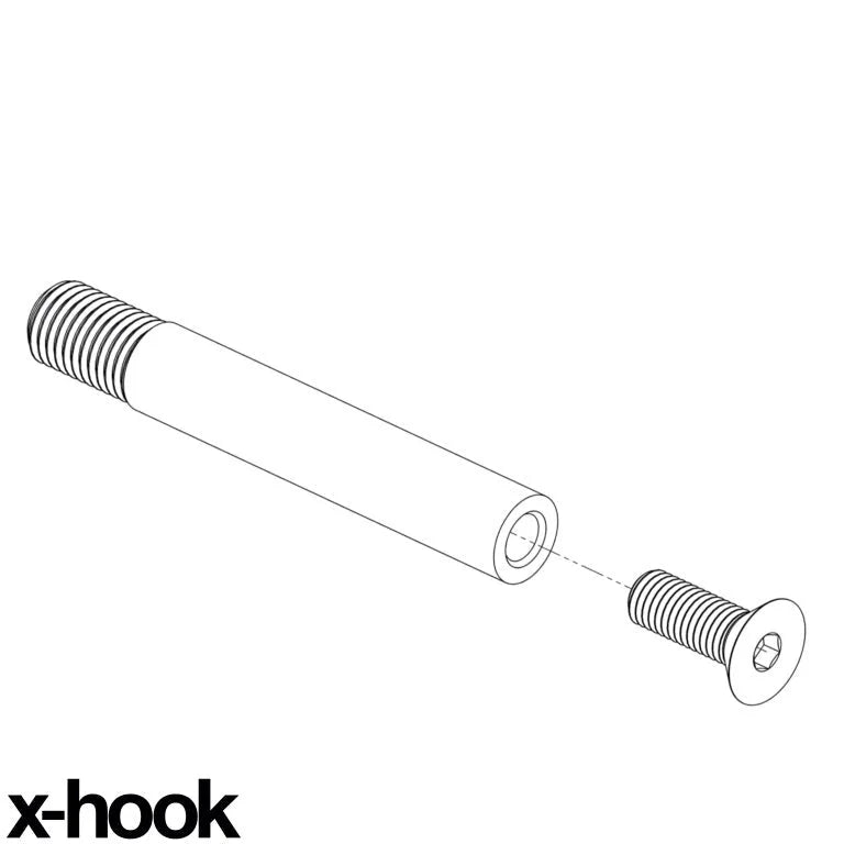 x-hook Mounting Shaft (Required) Infiniti G37 / Q50 / Q60 V36 - *See Note (In stock)